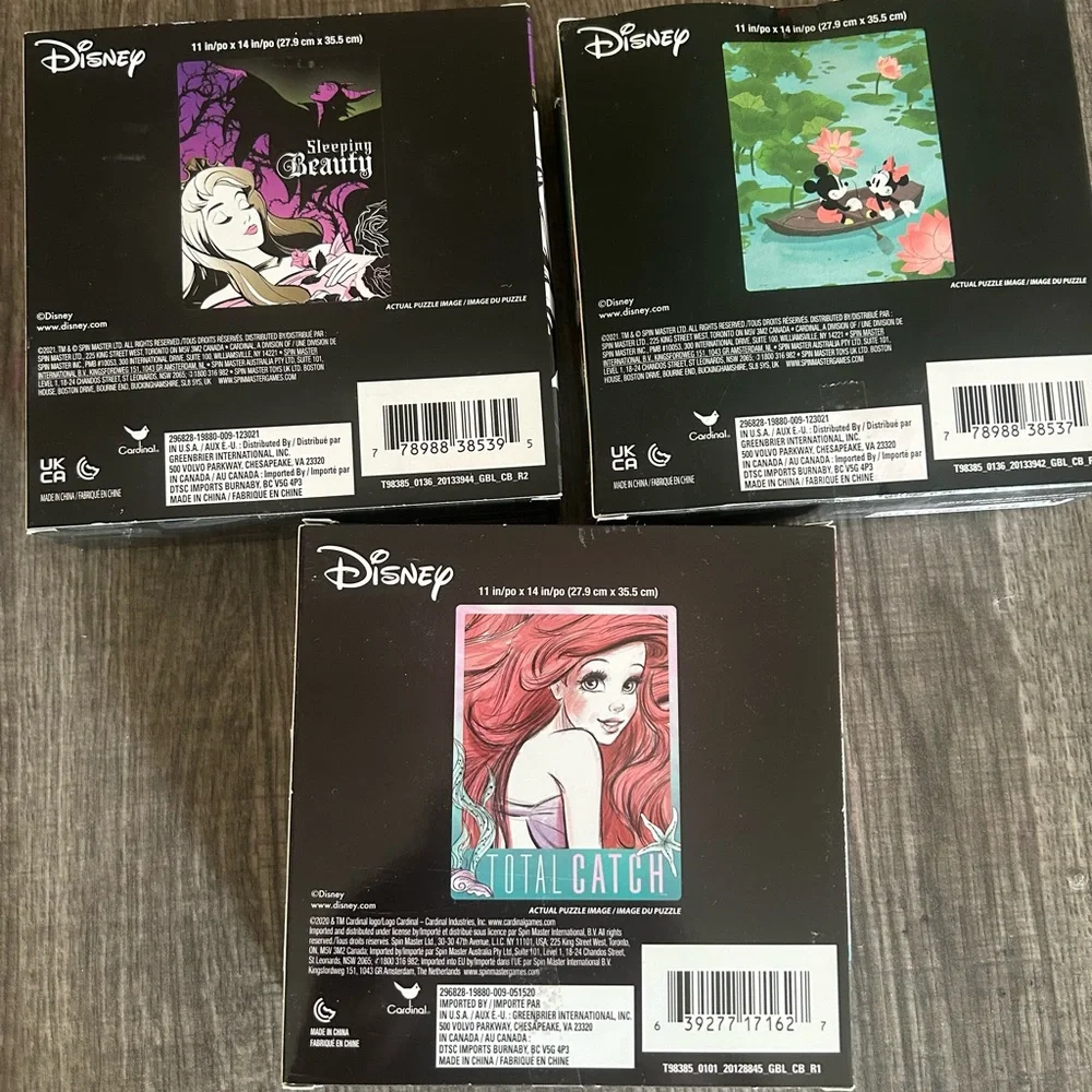 Disney 500-Piece Puzzle Set‎